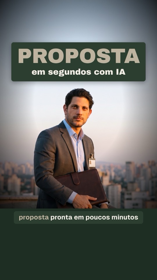 Capa do vídeo Proposta em segundos com IA